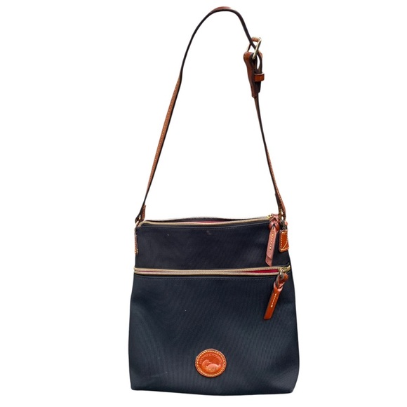 Dooney & Bourke Black and Brown nylon Bag - Picture 1 of 11